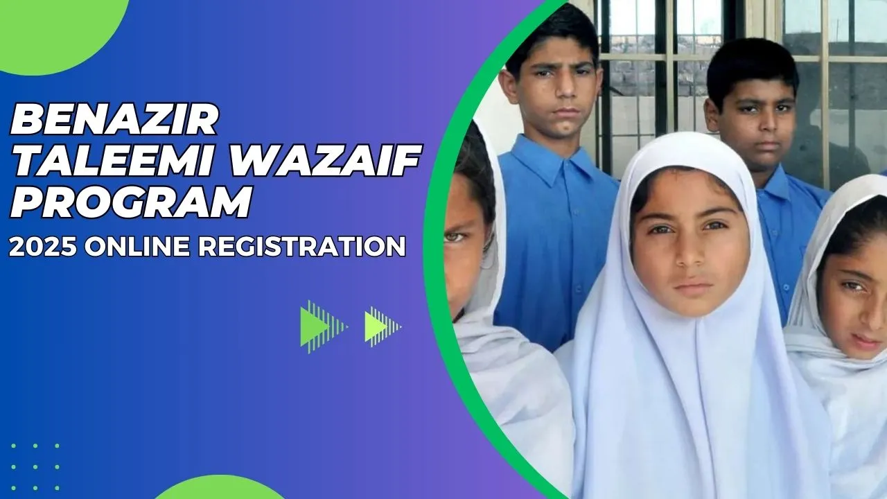 Benazir Taleemi Wazaif Program Online Registration