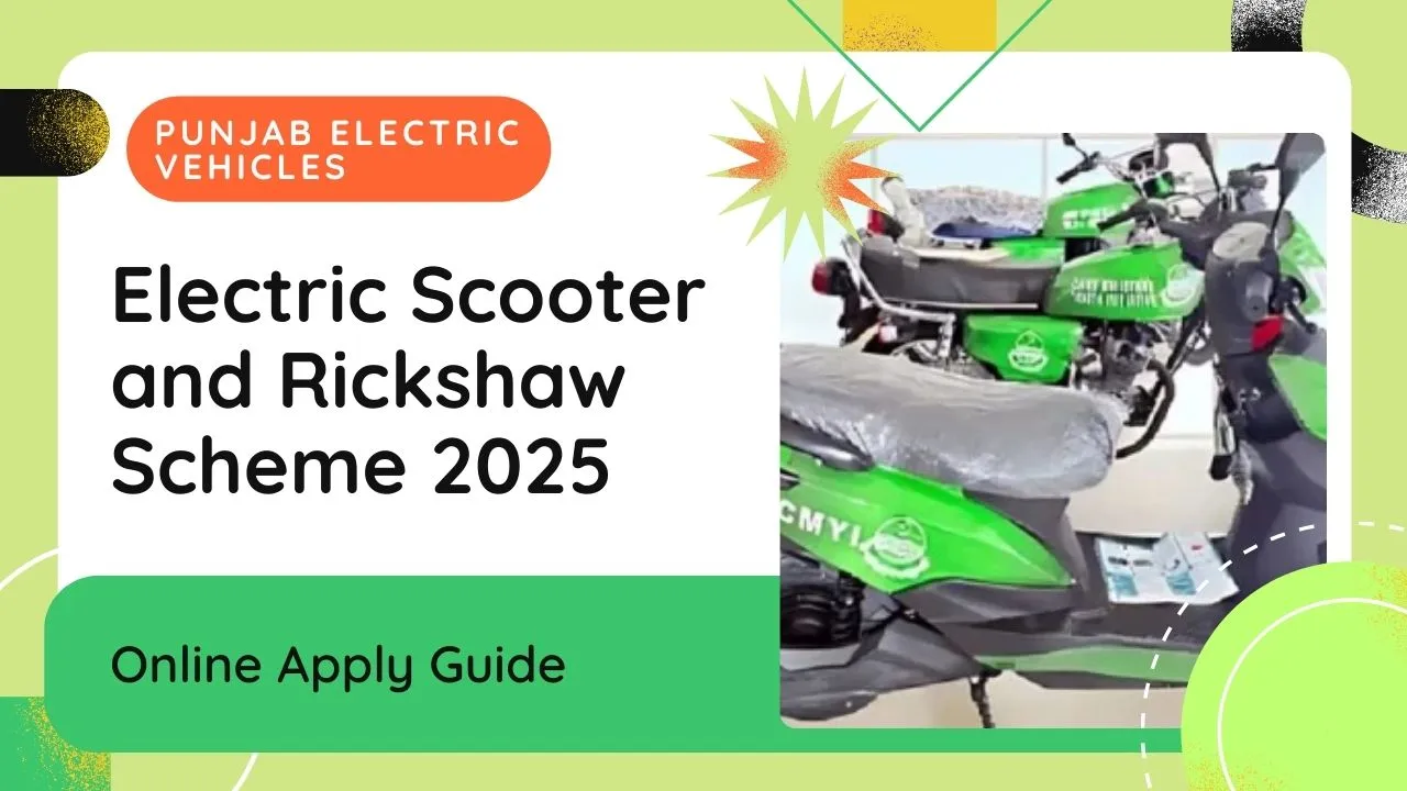 Electric Scooter and Rickshaw Scheme Punjab