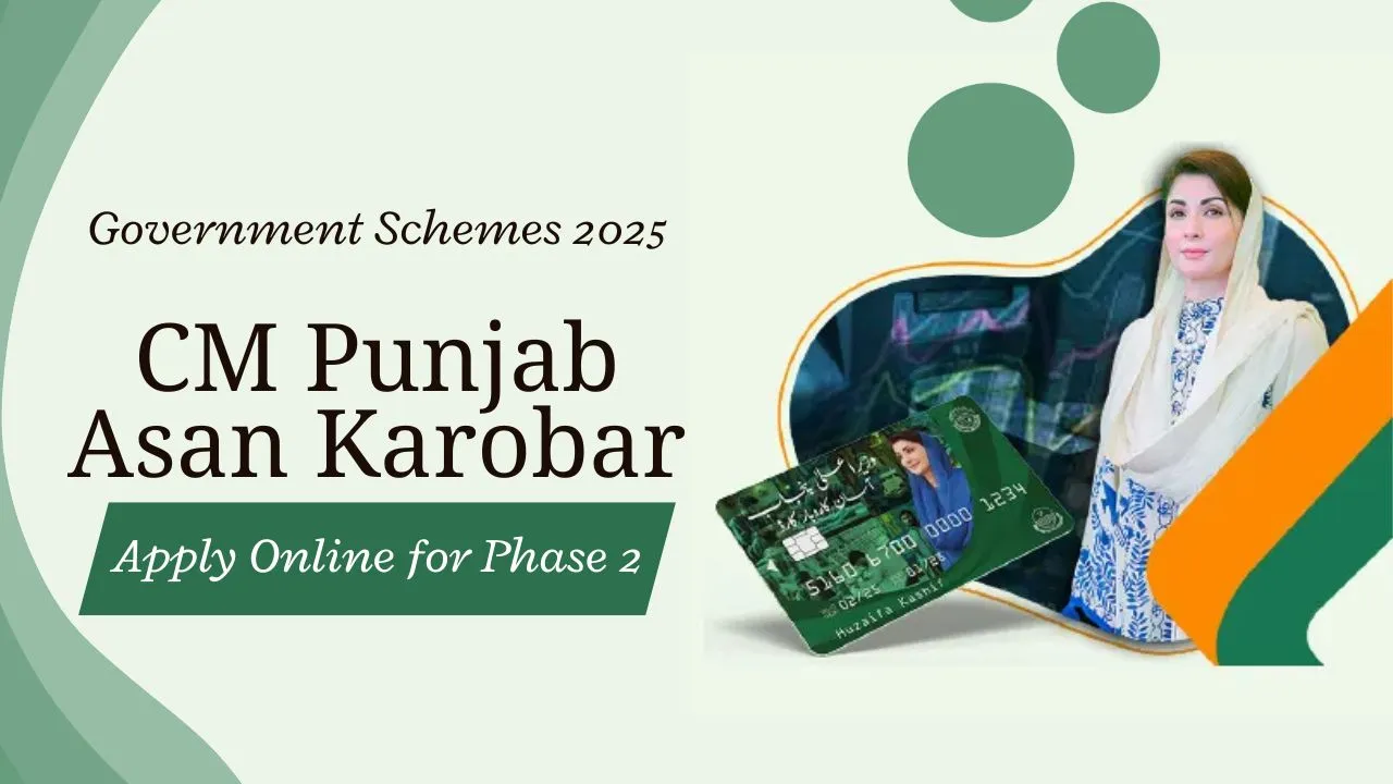 CM Punjab Asan karobar Scheme Phase 2